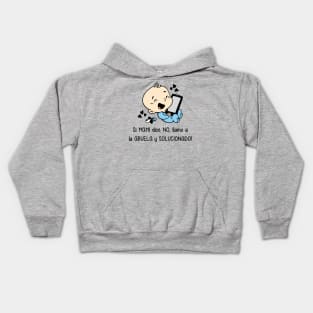 Si mami dice no, llamo a la abuela y solucionado. Kids Hoodie